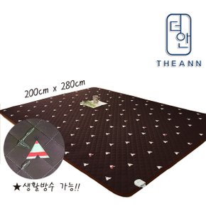 EMF 생활방수 분리난방 탄소매트 온열 캠핑용 전기매트 전기장판 전기요 200x280