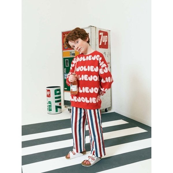 22SPR RED&BLUE STRIPE PANTS