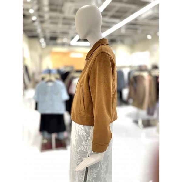 [부산점] [씨씨콜렉트] 카라넥 스웨이드 집업 자켓 (E254PSF155)
