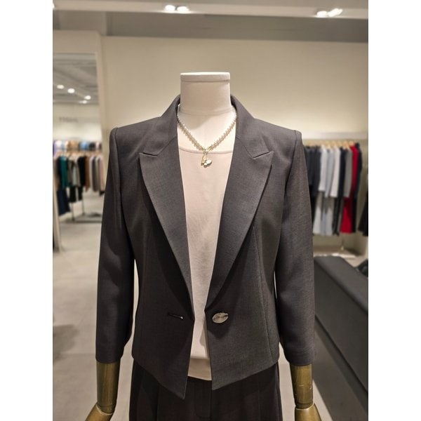 [파주점] 모던 피크드 라펠 크롭 자켓 JS4B0JK482