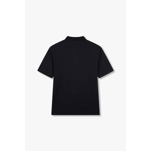 ARMANI EXCHANGE AX남성 스퀘어 로고 패치 피케 폴로 셔츠A415131020블랙