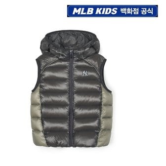 MLB키즈 24FW  데일리 아웃도어 립스탑 경량 다운 조끼 뉴욕양키스   7ADVR0346-50CCS