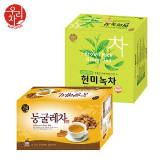  송원 현미녹차 100T + 둥굴레차 80T (180T)