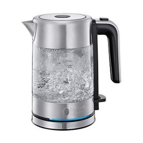 독일 러셀홉스 전기포트 712877 Russell Hobbs 미니 G라스s Kettle 컴팩트 0.8l 2200W LED 라이