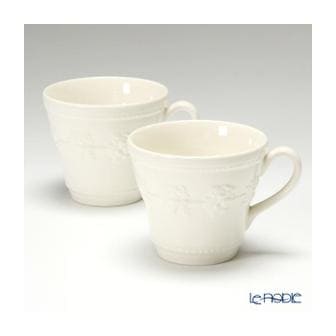  웨지우드(WEDGWOOD) 페스티비티 머그 350ML(아이보리) 페어 WWFE00000002