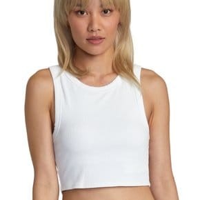 루카 여성 립 커트 아웃 탱크탑 (VE31SL802WPW)/브랜드(RVCA 루카)