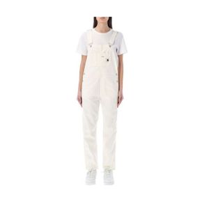 CARHARTT 칼하트 W BIB OVERALL WAXED_white 23PI028634