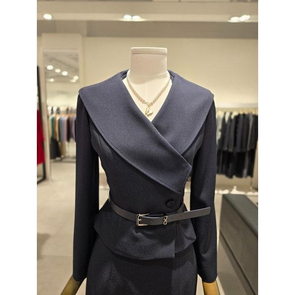 [파주점] 숄칼라 페플럼 벨티드 자켓 JS3B0JK712