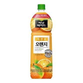  미닛메이드 에센셜 오렌지쥬스 1.5L x 6펫 / 주스 과일쥬스  음료수