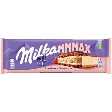 Milka [해외직배송] 밀카 맥스 초콜릿 스트로베리 치즈케이크 300g