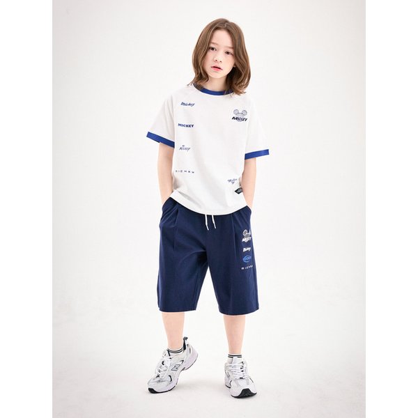 [디즈니]미키 마우스 립포인트블럭코어상하복
