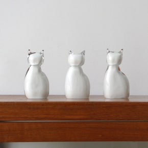 고양이 글라스 오브제 Detail Glass Objet Cat