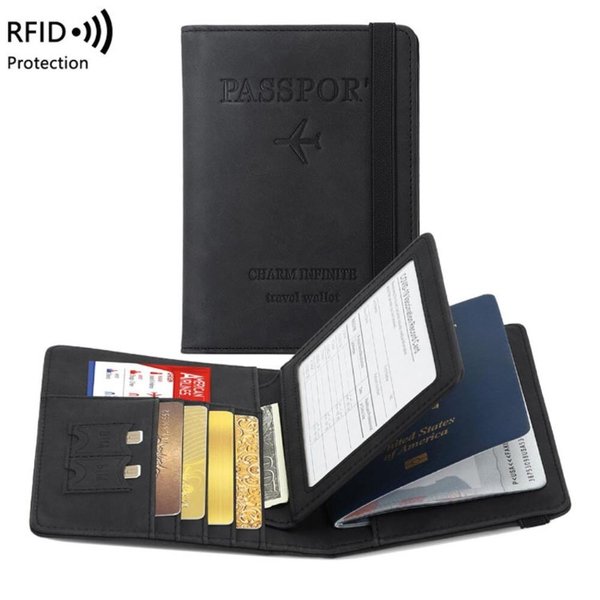 [옷자락] 해외여행 RFID 스캔 해킹 방지 카드 여권지갑