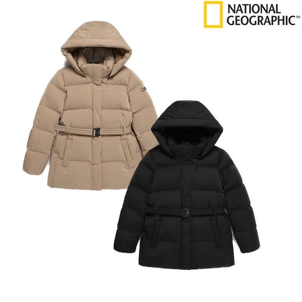 [시흥점] N244WDW170 여성 W` 에그레타 중기장 구스 다운 점퍼