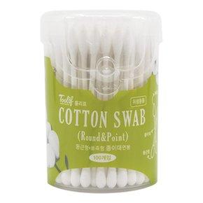 COTTON SWAB 면봉 Round&Point 100개입
