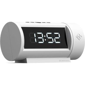 영국 뉴게이트 시계 GATE 디지털 Retro Alarm Clock LED Display White 1728749