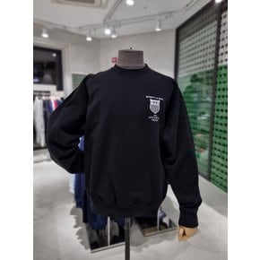 [시흥점] 남여공용 ATHLETIC TEAM CREWNECK BLACKWHITE  GET06L019