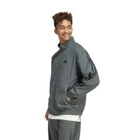 SS24 남녀공용 데일리 바람막이 자켓 IR9236 퓨처 아이콘 3스트라이프 우븐 트랙 재킷