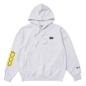 후드티 프렌치 테리 칠 백보카시 HOODIE FRENCH TERRY CHILL WHITE MELANGE
