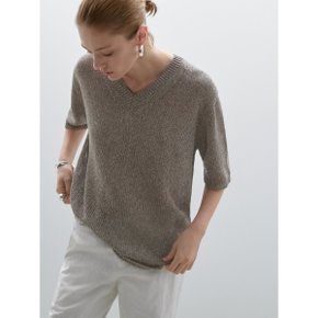 오버사이즈 코튼 블렌드 티셔츠 05782679724