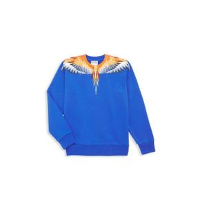 키즈 Marcelo Burlon 리틀보이 & 보이 아이콘 Wings 크루넥 스웨트셔츠 4205401 37625368