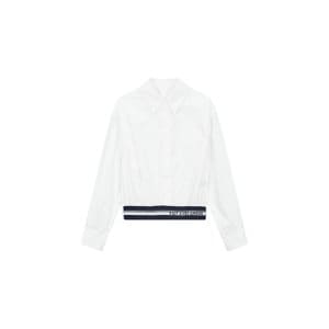 GCUT 레터링 블루종 블라우스 7224160601101