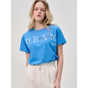 Dear Me Half_Sleeve T-shirt_Blue