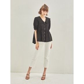 Lilly Frill Blouse Black