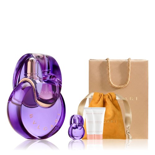 [쇼핑백] 옴니아 아메시스트 오 드 퍼퓸 100ML(5ML미니어처+7ML 바디로션 2개+파우치)