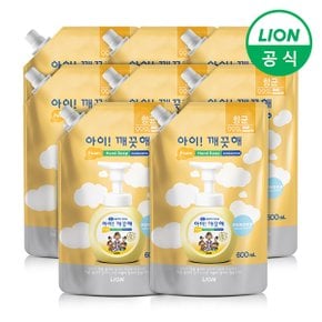 아이깨끗해 폼 핸드워시 대용량 600ml 스파우트 순 레몬  8개_P308279401