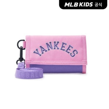 MLB키즈 (공식)24N 저학년 바시티 3단지갑 NY (Violet)