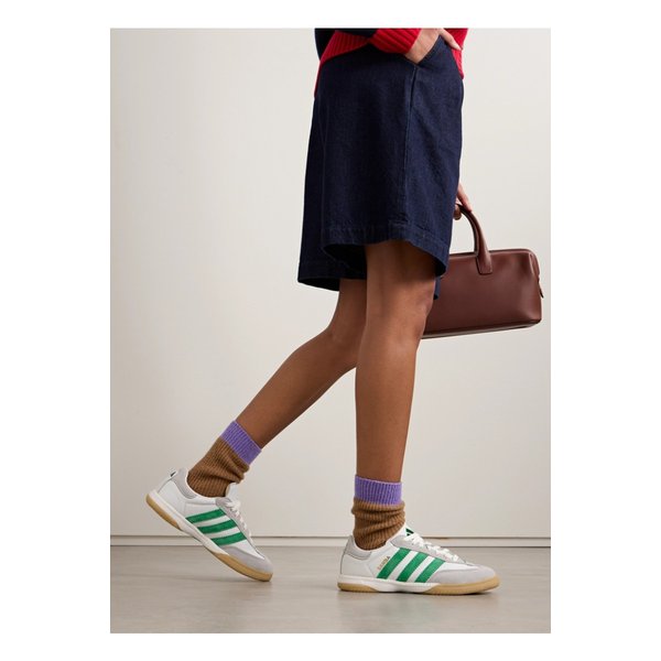 삼바 스웨이드 트리밍 가죽 스니커즈 1647597338943062