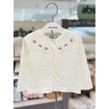 압소바 [압소바 25FW 가을조카백일돌선물] 제인 니트 가디건 (A2543202)아이보리
