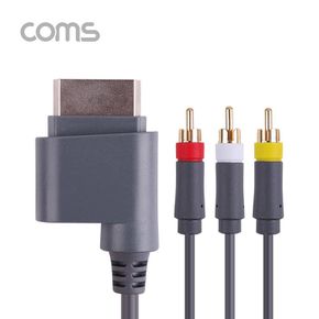 Coms 게임기 AV 케이블 XBox360용 1.8M XBox to 3RCA