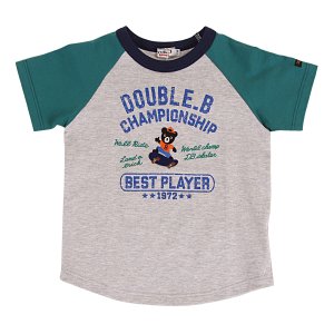 미키하우스 DB 챔피언 소매배색 티셔츠(16J205205-06)