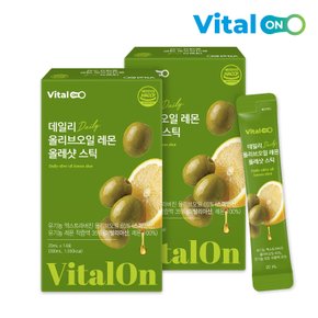바이탈온 데일리 올리브오일 레몬 올레샷 스틱 20mlx14포 2박스/유기농 올리브유 레몬즙 냉압착 엑스트라버진