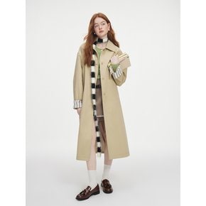 WD_Striped sleeve trench coat