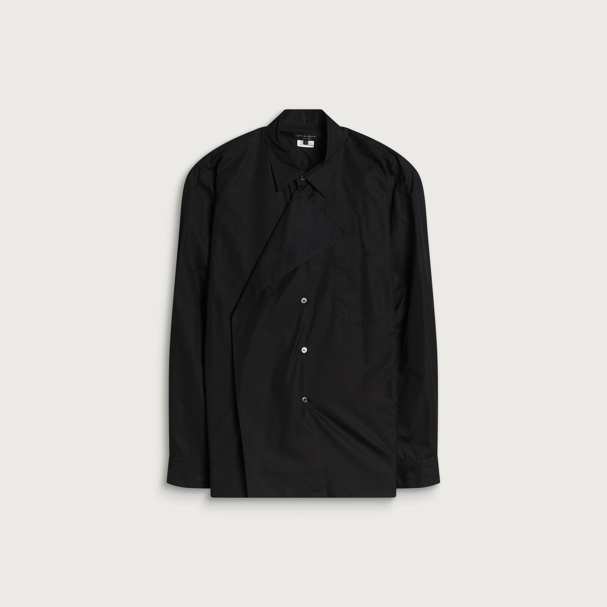 확대된 대표 Comme des Garçons Homme Plus Cotton Shirt with Ove