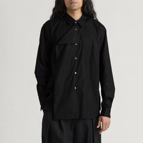 Comme des Garçons Homme Plus Cotton Shirt with Overlay_-051-1