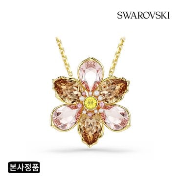스와로브스키 [본사정품/쇼핑백증정] Idyllia 골드 톤 펜던트 및 브로치 5735227