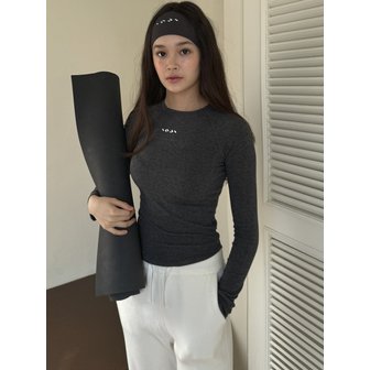 인지액티브 울 소프트 티셔츠 차콜