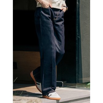 틸아이다이 Lucid stitch point straight denim pants_Indigo