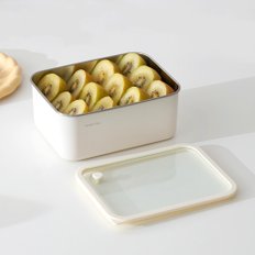 전자렌지 가능! 무연마 모노테일 세보리 스텐 304 전자렌지 보관용기 1800ml (깊은2호)