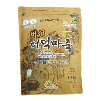 자연의선택 버섯더덕마죽골드 1.3kg(지퍼팩) /건강식