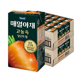 야채 고농축 당근의 힘 125ml 48팩/당근주스