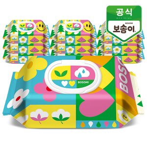 보솜이 펀앤플레이 라이트 아기물티슈 캡형 60매 10팩