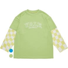 체커보드 레이어드 래쉬가드 티셔츠 2종 1택 (정상가 54,000원)