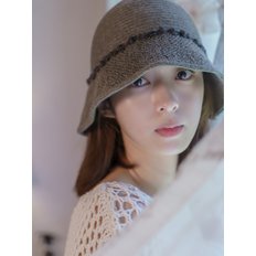 Harris knit bucket hat 4color