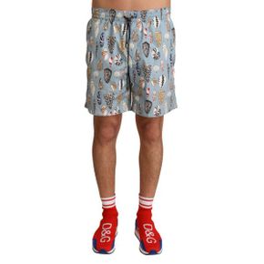 5347743 Dolce  Gabbana Elegant Seashell Print Swim Mens Trunks