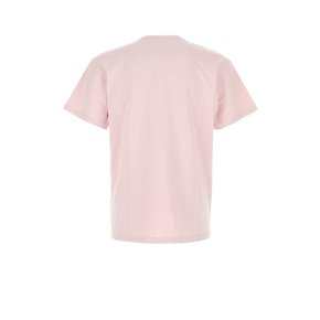 파스텔 핑크 코튼 S/S 체이스 티셔츠 I026391 2VAXX